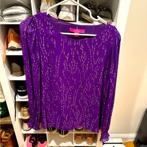 Lily Pulitzer size M purple shirt
